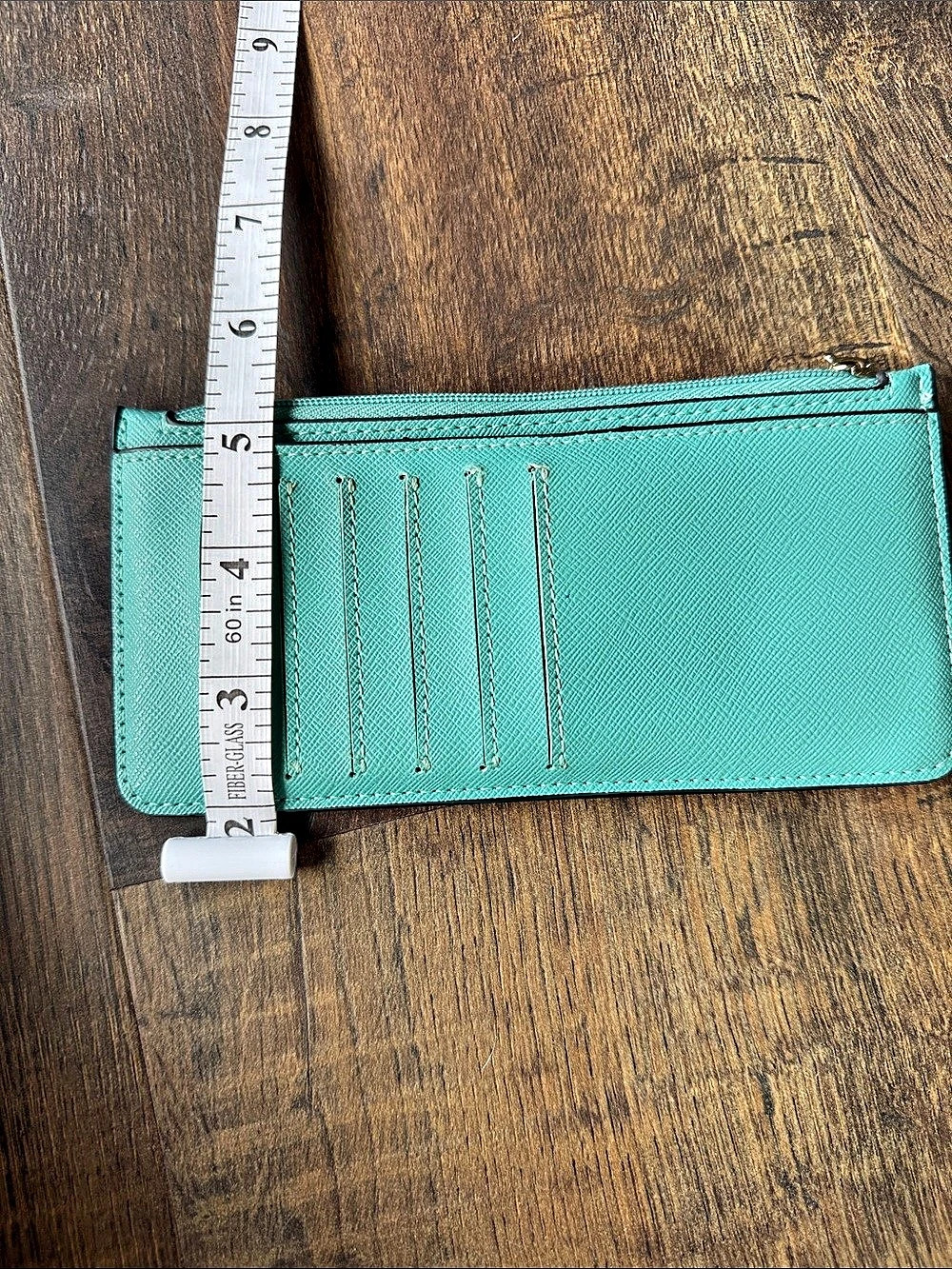 Blue Zip Wallet - Picture 5 of 5